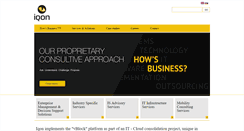 Desktop Screenshot of iqon.com